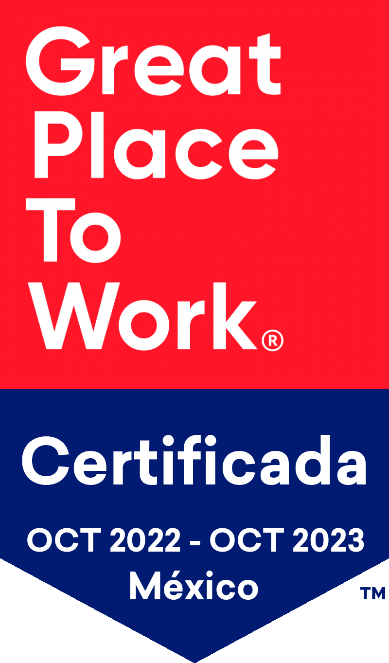 Badge for Great Place to Work, Mexico - Oct. 2022 to Oct. 2023